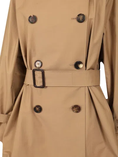 Max Mara The Cube Ctrench Coats And Trench Coats Brown In Brown