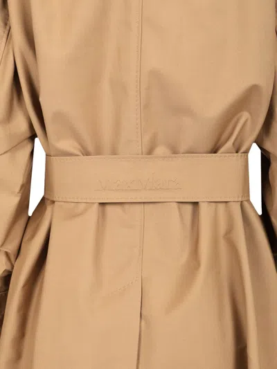 Max Mara The Cube Ctrench Coats And Trench Coats Brown In Brown