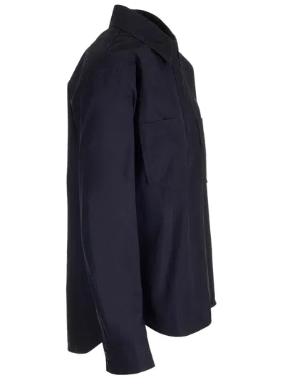 Apc Midnight Blue Cotton Shirt Shirts Blue