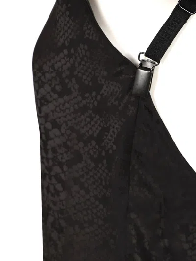 Balenciaga Minimal Dress Dresses Animalier In Black