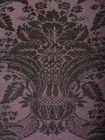Max Mara Mini Skirt In Jacquard Wool Skirts Violet In Purple