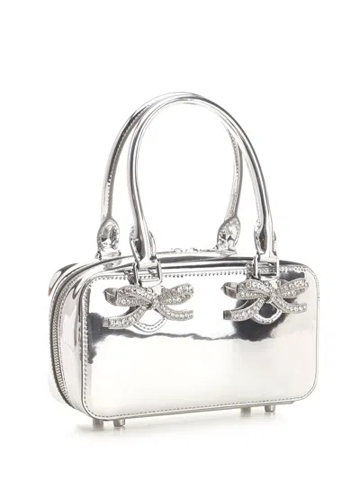 Self-portrait Mini Leather Top Handle Bag