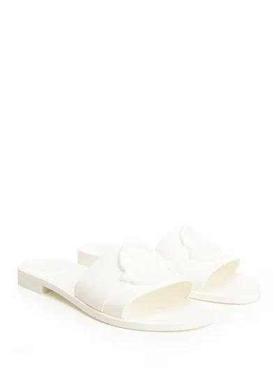 Moncler Mon Sandals Beige In Multi