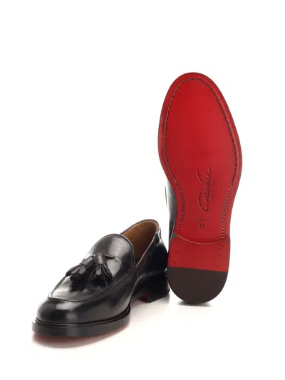 Corvari Moccasin With Tassels Loafers Black