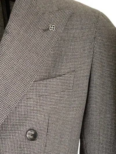 Tagliatore Montecarlo Prince Of Wales Suit In Super 110s Wool