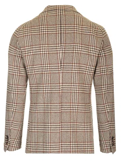 Tagliatore Classic Two-button Montecarlo Blazer In Brown