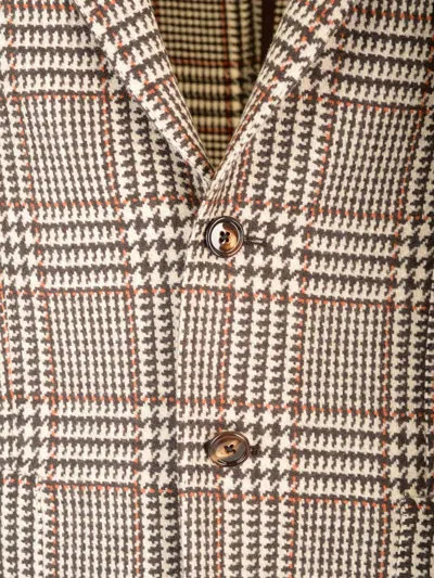 Tagliatore Classic Two-button Montecarlo Blazer In Brown