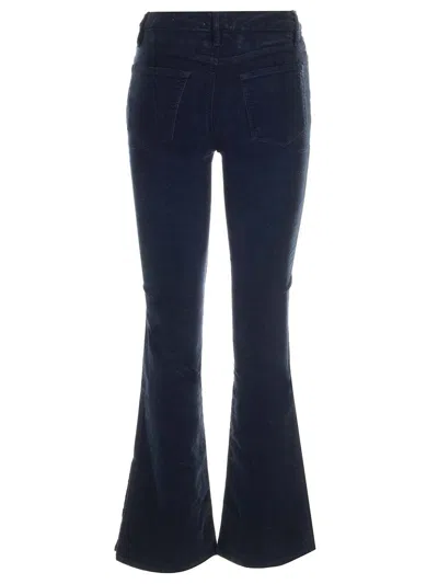 Frame Le Pixie Cropped High-rise Flared Jeans In Black