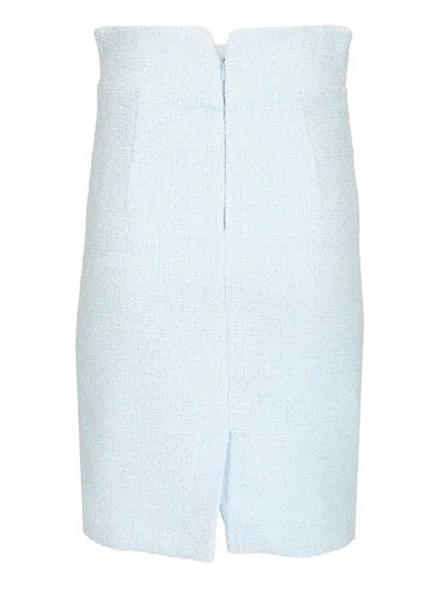 Tagliatore Nell Midi Skirt In Blue