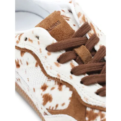 Alohas 'tb.490' Brown Low Top Sneakers With Embossed Logo On The Side And Perforated Details In Brown