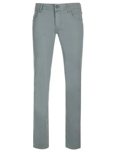 Jacob Cohen Multi-pocket Casual Pants In Blue