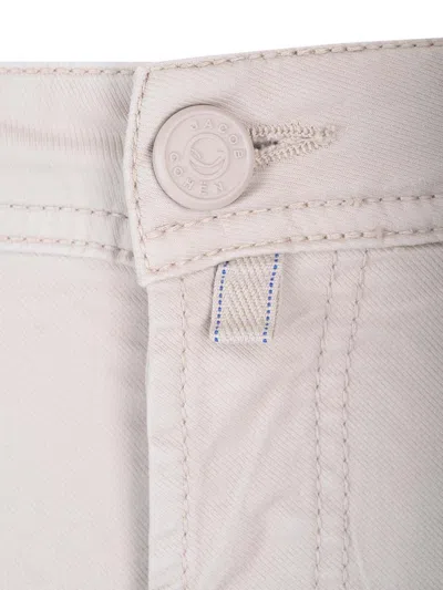 Jacob Cohen Nick Trousers Beige In Pink