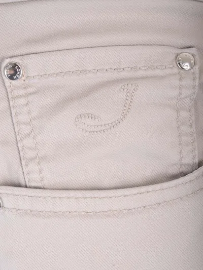 Jacob Cohen Nick Trousers Beige In Pink