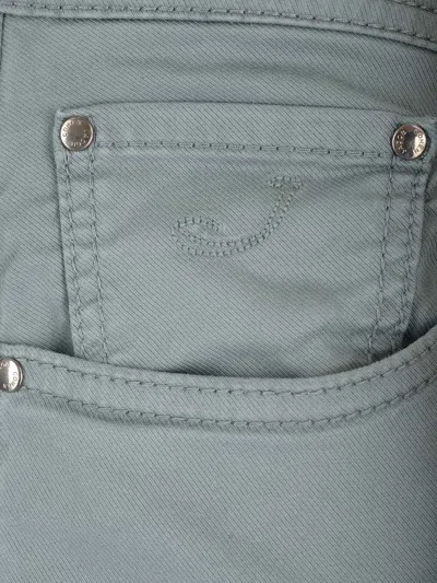 Jacob Cohen Multi-pocket Casual Pants In Blue
