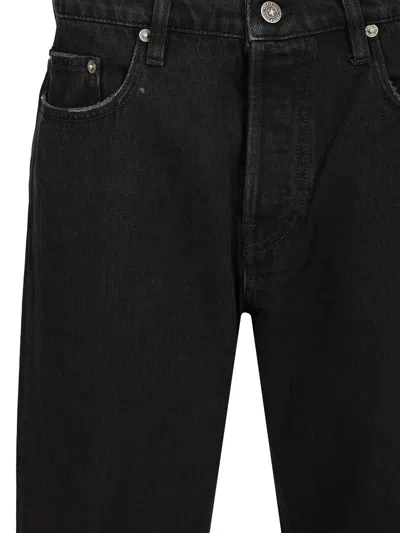 Golden Goose One Wash Denim Jeans Black In Black
