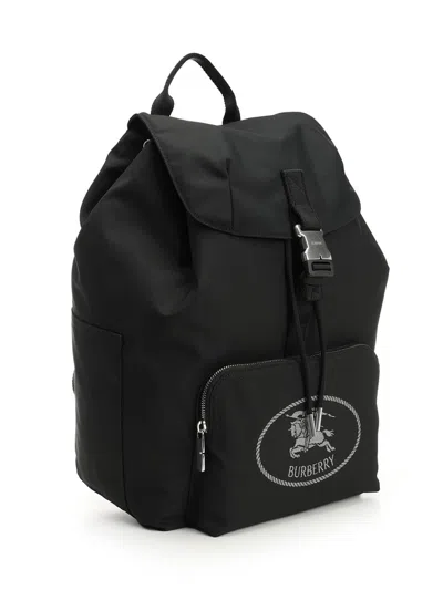 Burberry ml Orkney Flap Backpack Nyn Backpacks Black