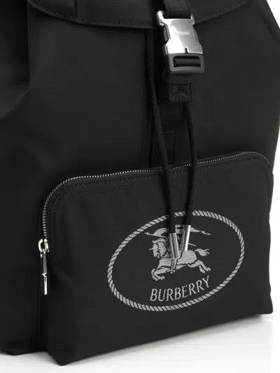 Burberry ml Orkney Flap Backpack Nyn Backpacks Black