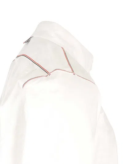 Thom Browne Long-sleeve Cotton Shirt With Subtle Piping Details