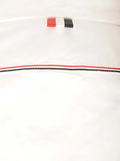 Thom Browne Long-sleeve Cotton Shirt With Subtle Piping Details