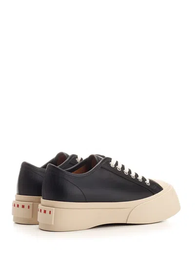 Marni Pablo Leather Sneakers In Seven Women