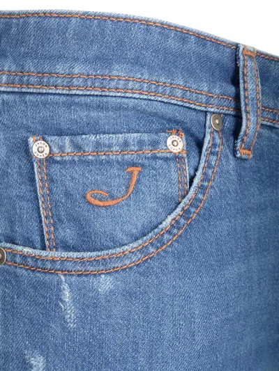 Jacob Cohen Five-pocket Denim Jeans In Blue
