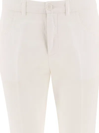 Aspesi Straight-leg Chino Pants In White