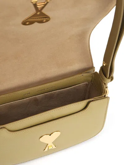 Ami Alexandre Mattiussi Ami Paris Ami De Coeur Logo Plaque Shoulder Bag