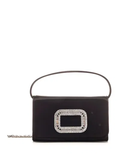 Roger Vivier Micro Pilgrim Top Handle Bag