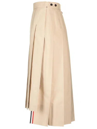 Thom Browne Cappuccino Jersey Skirt
