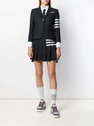 Thom Browne 4-bar Pleated Miniskirt