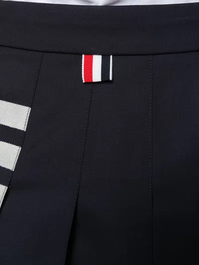 Thom Browne 4-bar Pleated Miniskirt