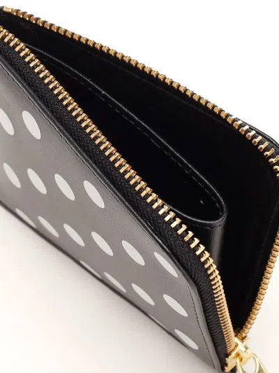 Comme Des Garçons Polka Dot Wallet Wallets Black In Black