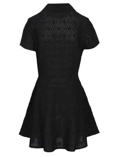 Givenchy Robe Polo En Jacquard Monogramme 72 In Black