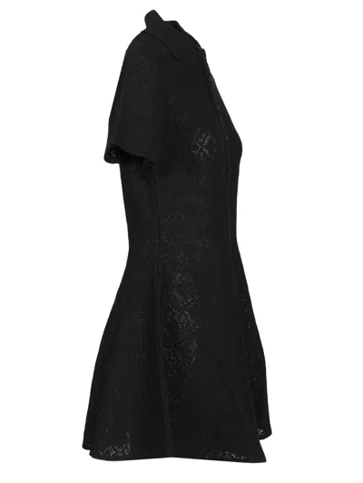 Givenchy Robe Polo En Jacquard Monogramme 72 In Black