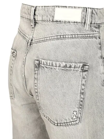 Icon Denim Poppy Wide Leg Jeans In Gray
