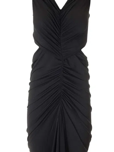 Rick Owens Poppy Long Dress In Black