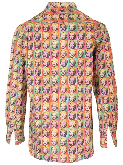 Comme Des Garçons Shirt Printed Shirt From Classic White In Multi