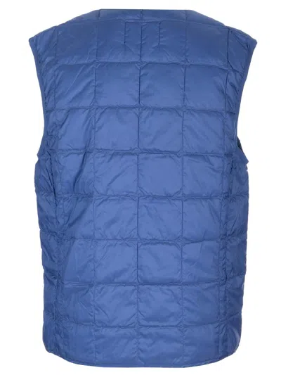 Taion Quilted Vest Coats Blue In Blue