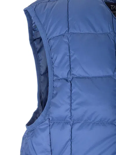 Taion Quilted Vest Coats Blue In Blue