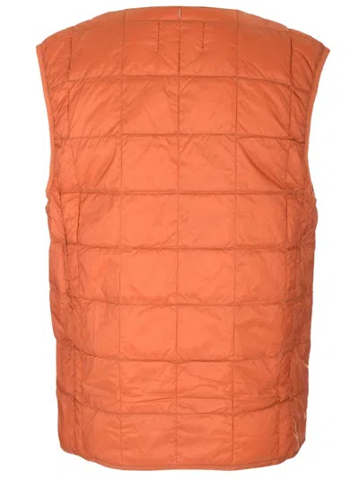Taion Quilted Vest Coats Orange