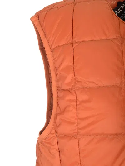 Taion Quilted Vest Coats Orange