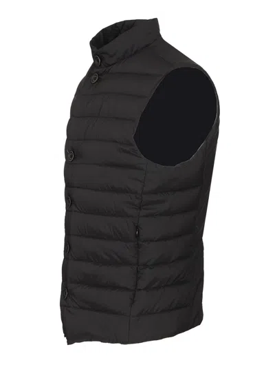 Herno Rain Proof Vest Duvets And Padded Items Blue In Multi