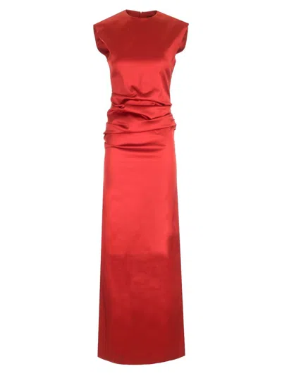 Max Mara Rea Draped Long Dress
