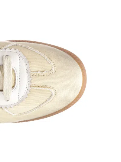 Maison Margiela Replica Leather And Suede-trimmed Twill Sneakers