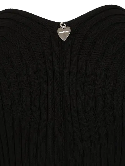 Acne Studios Ribbed Cotton Cardigan Knitwear Black
