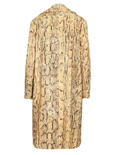 Dries Van Noten Ricca Coats Beige In Neutral
