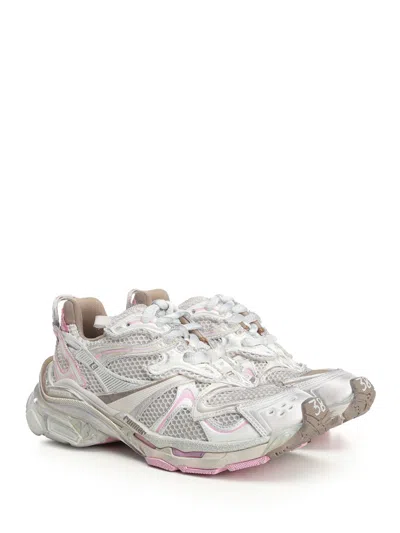 Balenciaga Runner 2.0 Multicolor Low Top Sneakers With Runner Logo In Tech Fabric Woman