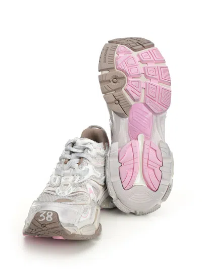Balenciaga Runner 2.0 Multicolor Low Top Sneakers With Runner Logo In Tech Fabric Woman
