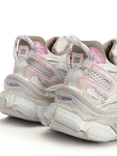 Balenciaga Runner 2.0 Multicolor Low Top Sneakers With Runner Logo In Tech Fabric Woman
