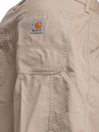 Carhartt Double-knee Bermuda Shorts In Brown
